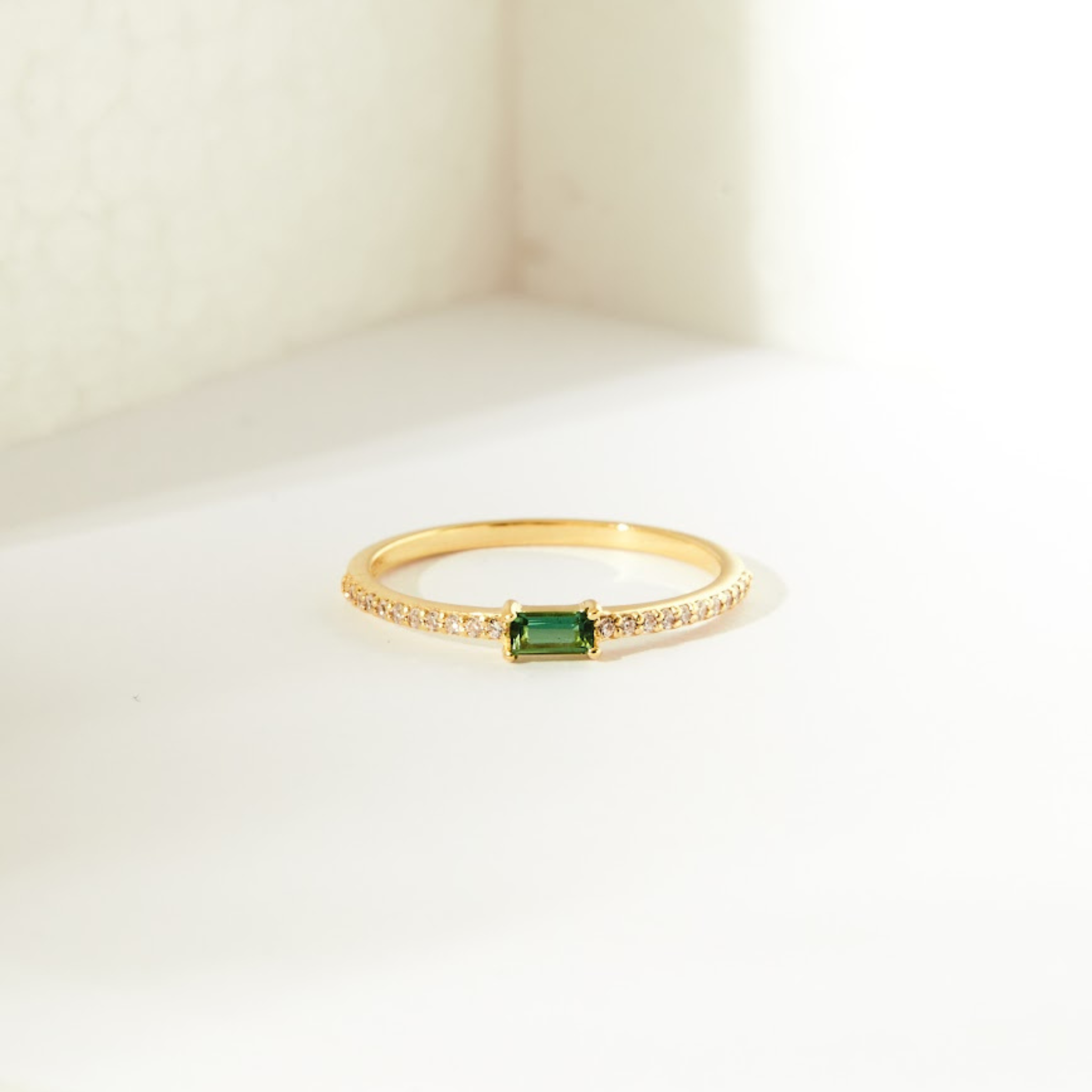 Vert Ring - Green Quartz