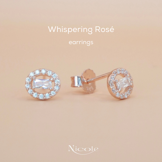 ต่างหูสี Whispering Rosé