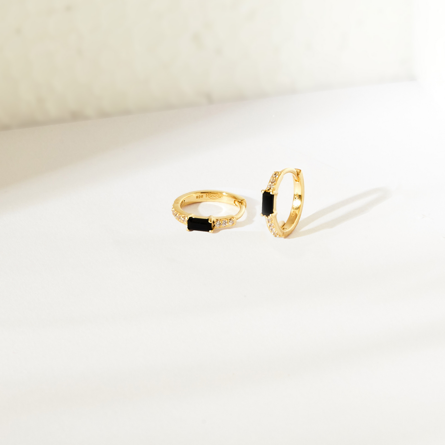 Noir Earrings - Black Onyx
