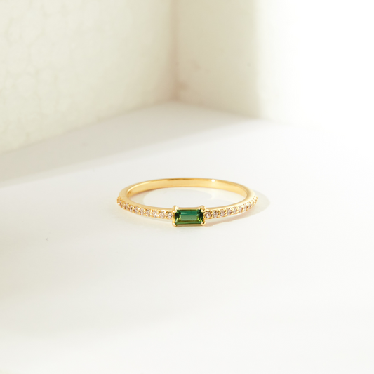 Vert Ring - Green Quartz
