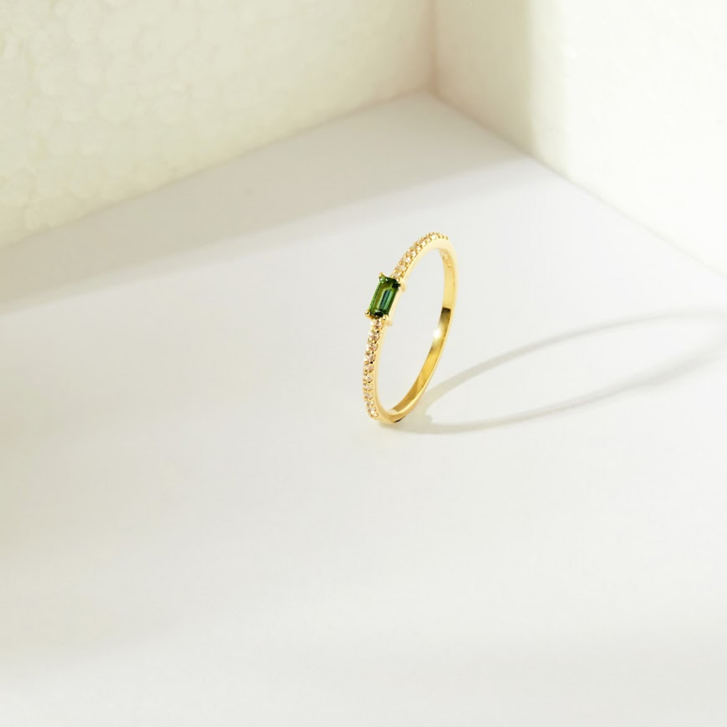Vert Ring - Green Quartz