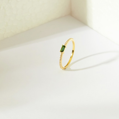 Vert Ring - Green Quartz