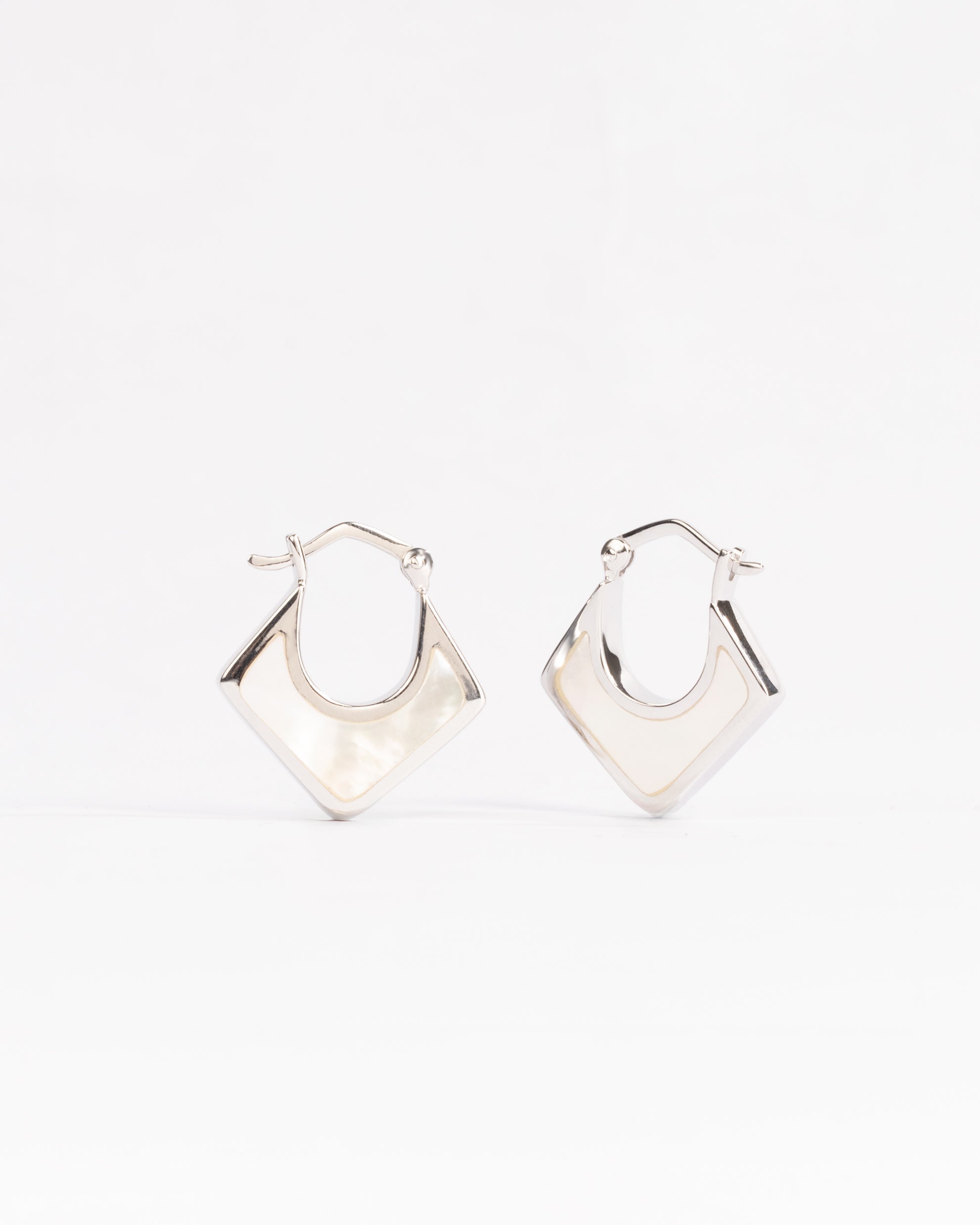 Lunar Earrings - Mother of Pearl